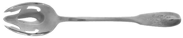 General de Rochambeau (Silverplate) Large Solid Dressing Fork