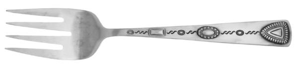 Symbol (Stainless) Medium Solid Cold Meat Serving Fork