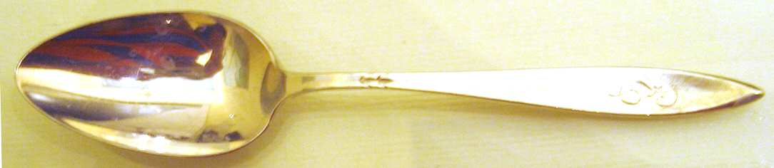 Golden Gossamer (Sterling, Gold Vermeil) Dessert/Oval Soup Spoon