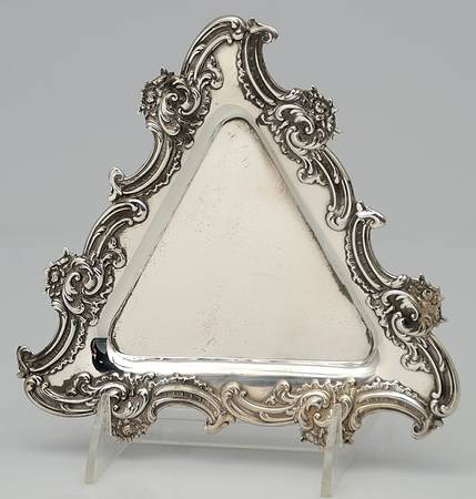 2741 (Sterling, Hollowware) 7" Triangular Tray