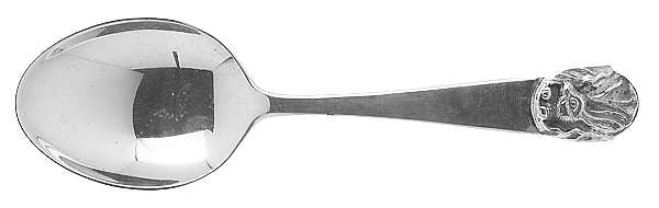 GAV1 (Sterling) Straight Handle Baby Spoon