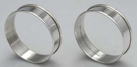 6290 (Sterling, Hollowware) Napkin Ring - Set of 2