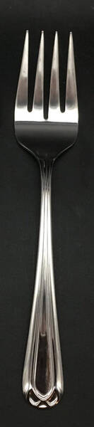 Catherine (Stainless) Small Solid Cold Meat Serving Fork