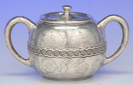 1840 (Sterling, Hollowware) Sugar Bowl & Lid