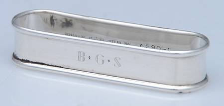 6290 (Sterling, Hollowware) Oblong Napkin Ring