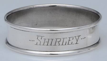 6290 (Sterling, Hollowware) Monogram Napkin Ring