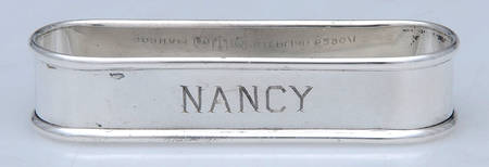6290 (Sterling, Hollowware) Oblong Napkin Ring