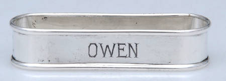 6290 (Sterling, Hollowware) Oblong Napkin Ring