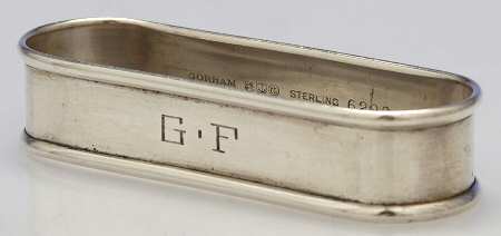 6290 (Sterling, Hollowware) Oblong Napkin Ring