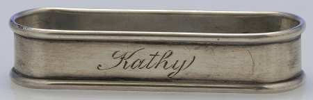 6290 (Sterling, Hollowware) Oblong Napkin Ring