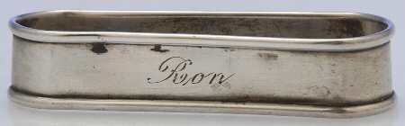 6290 (Sterling, Hollowware) Oblong Napkin Ring