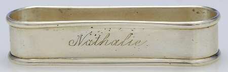 6290 (Sterling, Hollowware) Oblong Napkin Ring
