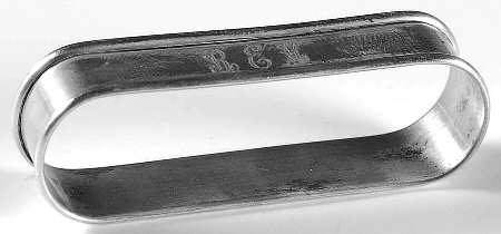 6290 (Sterling, Hollowware) Oblong Napkin Ring