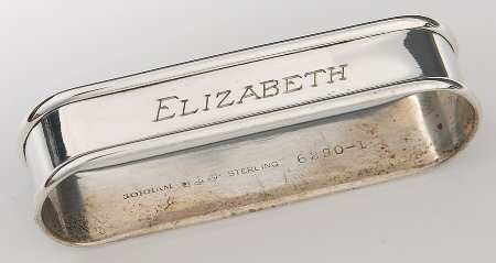 6290 (Sterling, Hollowware) Oblong Napkin Ring