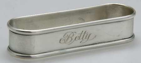 6290 (Sterling, Hollowware) Oblong Napkin Ring