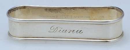 6290 (Sterling, Hollowware) Oblong Napkin Ring