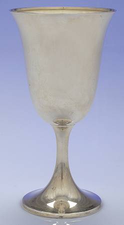 1693 (Sterling, Hollowware) Water Goblet
