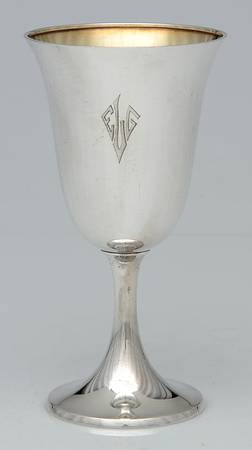 1693 (Sterling, Hollowware) Water Goblet