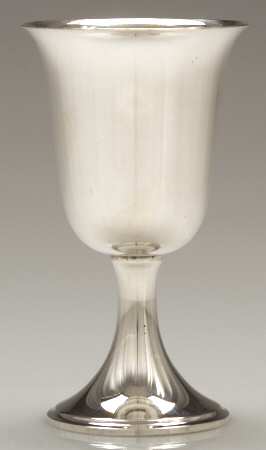 16352 (Sterling, Hollowware) Sterling Wine Goblet