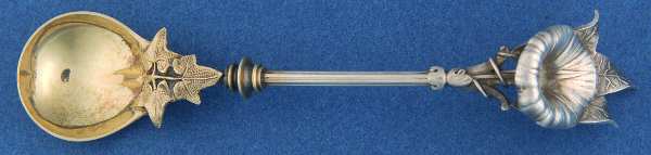Morning Glory (Sterling, 1865) Individual Salt Spoon