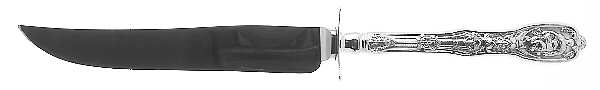 Mythologique (Strl, 1894, Old, BeadBorder, NoFaceBowl) Large Stainless Blade Roast Carving Knife