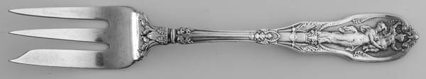 Mythologique (Strl, 1894, Old, BeadBorder, NoFaceBowl) Individual Pie Fork