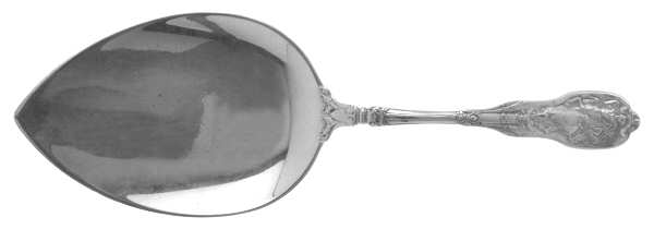 Mythologique (Strl, 1894, Old, BeadBorder, NoFaceBowl) Large Solid Pie Knife