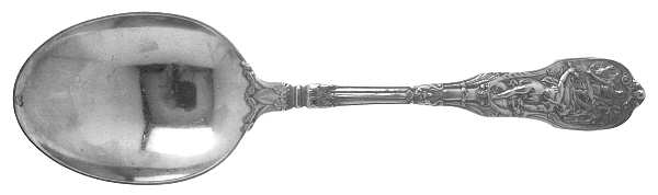 Mythologique (Strl, 1894, Old, BeadBorder, NoFaceBowl) Solid Serving Spoon