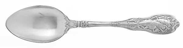 Mythologique (Strl, 1894, Old, BeadBorder, NoFaceBowl) Dessert/Oval Soup Spoon