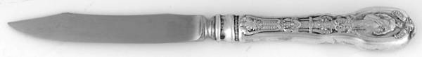 Mythologique (Strl, 1894, Old, BeadBorder, NoFaceBowl) Individual Fruit Knife with Silverplate Blade