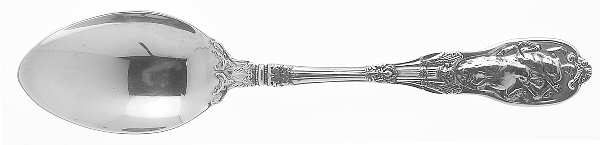 Mythologique (Strl, 1894, Old, BeadBorder, FaceBowl) Dessert/Oval Soup Spoon