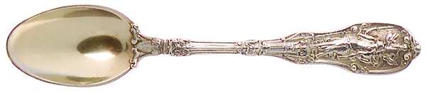 Mythologique (Strl, 1894, Old, BeadBorder, FaceBowl) Demitasse Spoon