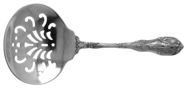 Mythologique (Strl, 1894, Old, BeadBorder, FaceBowl) Solid Bon Bon Spoon