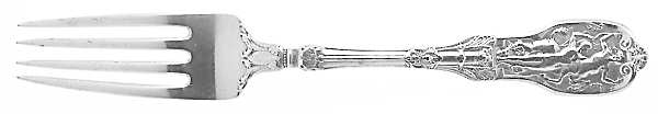 Mythologique (Strl, 1894, Old, BeadBorder, FaceBowl) Fork