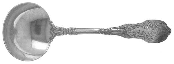 Mythologique (Strl, 1894, Old, BeadBorder, FaceBowl) Solid Gravy Ladle