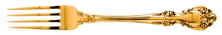 Melrose-Gold Vermeil (Sterling, 1948) Fork