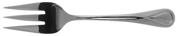 Baywood (Stainless) Medium Solid Cold Meat Serving Fork