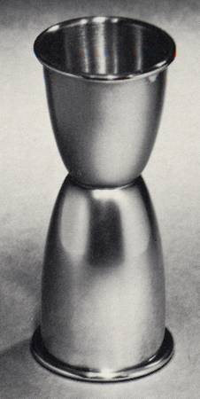 Colonial (Pewter, Hollowware) Double Jigger No Handle