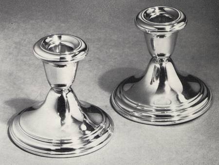 Colonial (Pewter, Hollowware) 3" Candlestick