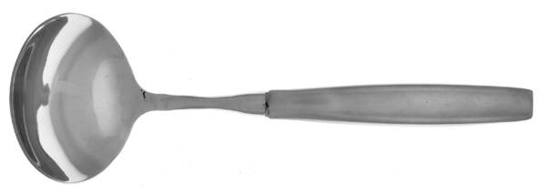 Loft-Satin (Stainless) Gravy Ladle with No Spout Stainless Bowl HC