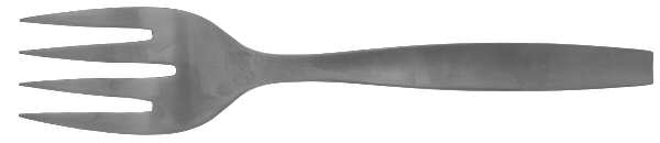 Loft-Satin (Stainless) Solid Salad Serving Fork