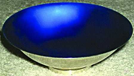 967 (Sterling, Hollowware) Bon Bon Spoon with Enameled Bowl