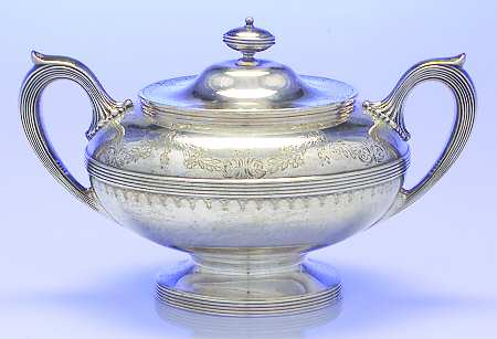 21 (Sterling, Hollowware) Sugar Bowl & Lid