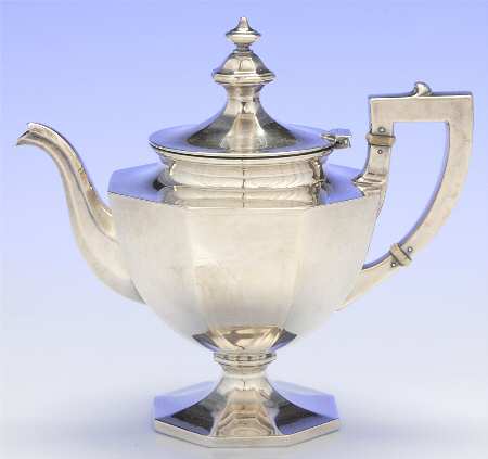 A5751-Plain (Sterling, Hollowware) Teapot