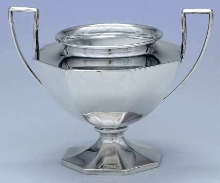 A5751-Plain (Sterling, Hollowware) Sugar Bowl No Lid