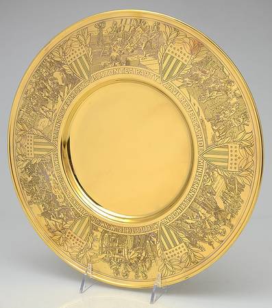 1776 (Sterling, Hollowware) Service Plate