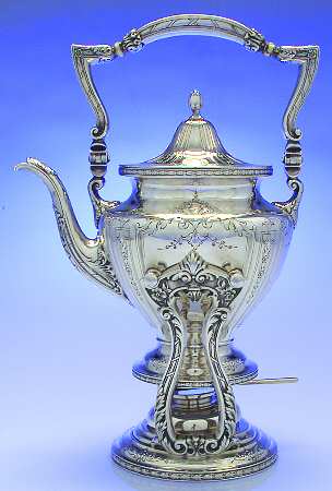 7800 (Sterling, Hollowware) Kettle, Stand & Burner