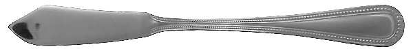 Bead (Stainless, Glossy, No 18-0) Flat Handle Master Butter Knife