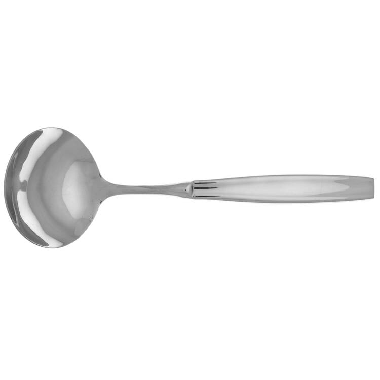 Loft-Glossy (Stainless) Gravy Ladle with No Spout Stainless Bowl HC
