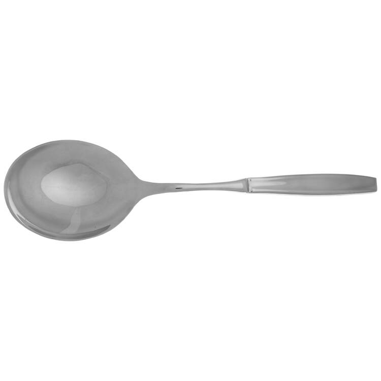 Loft-Glossy (Stainless) Casserole Spoon with Smooth Stainless Bowl HC
